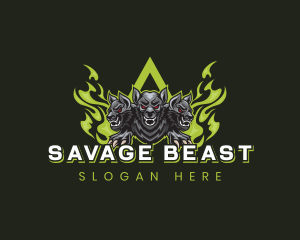 Beast Cerberus Gaming logo design