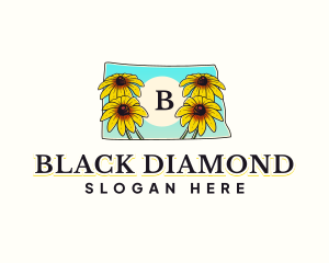 North Dakota Flower logo design