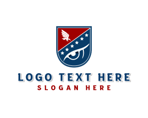 Veteran - Eagle Eye Crest logo design