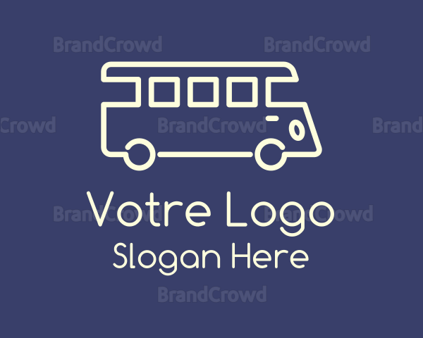 Bus Transportation Service Logo