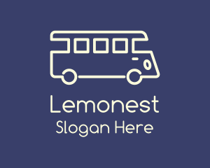 Delivery - Bus Transportation Service logo design