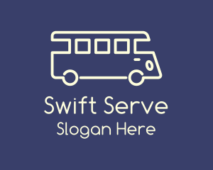 Service - Bus Transportation Service logo design