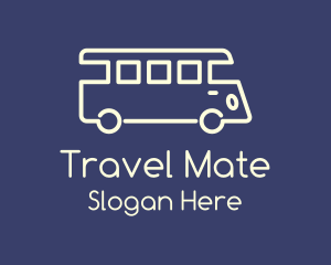 Passenger - Bus Transportation Service logo design