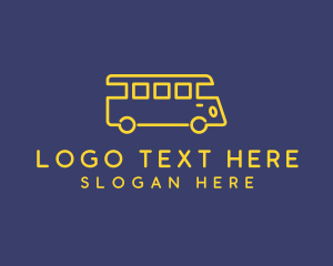 Freight - Bus Transportation Service logo design