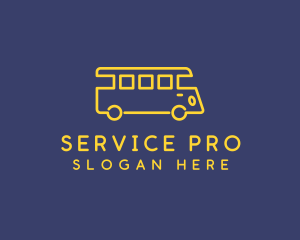 Bus Transportation Service logo design