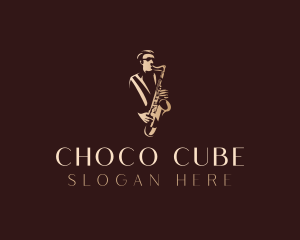 Saxophone Jazz Musician Logo