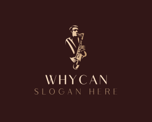 Jazz - Saxophone Jazz Musician logo design