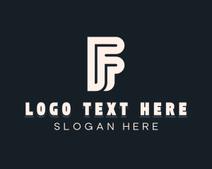 Slant - Generic Brand Letter F logo design