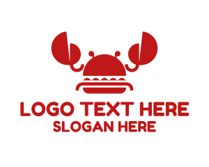 Cafeteria - Crab Burger Bistro logo design