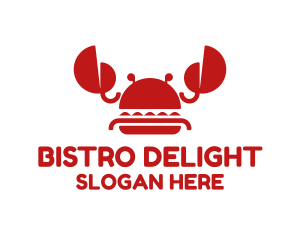 Crab Burger Bistro  logo design