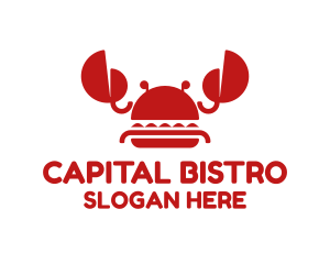 Crab Burger Bistro  logo design