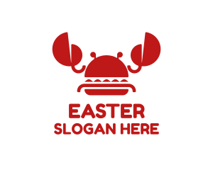 Marine - Crab Burger Bistro logo design