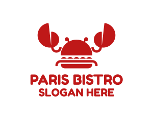 Crab Burger Bistro  logo design