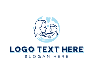 Adoption - Parent Child Organization logo design