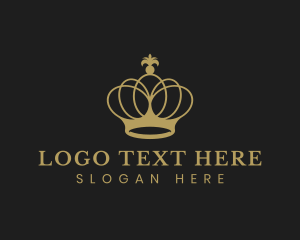 Boutique - Luxury Jewelry Crown logo design