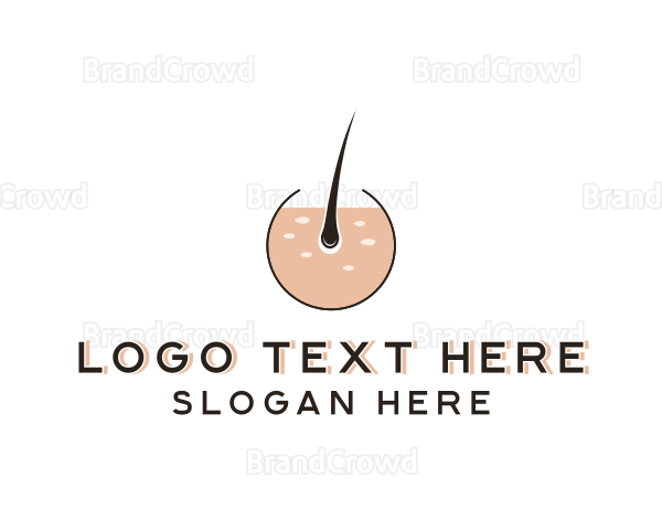 Skin Hair Follicle Logo