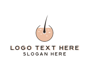 Strand - Skin Hair Follicle logo design