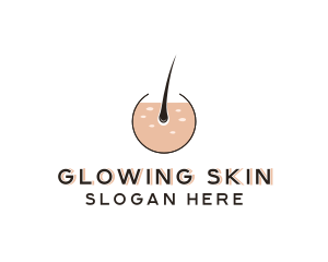 Skin Hair Follicle logo design