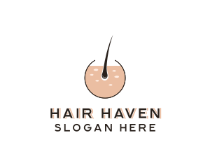 Hair - Skin Hair Follicle logo design