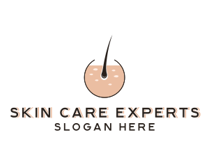 Skin Hair Follicle logo design