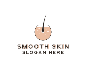 Skin Hair Follicle logo design