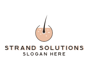 Skin Hair Follicle logo design