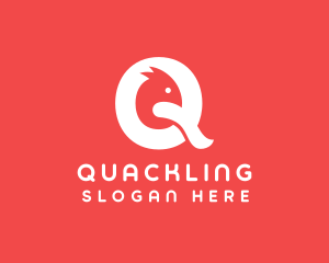 Chicken Letter Q logo design