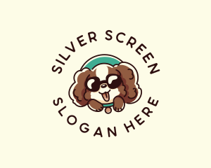 Dog Puppy Sunglasses Logo