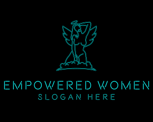 Sexy Woman Body logo design