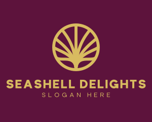 Seashell - Luxury Shell Fan logo design