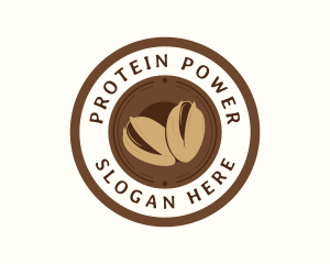 Protein - Pistachio Nut Seed logo design
