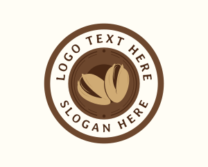 Walnut - Pistachio Nut Seed logo design