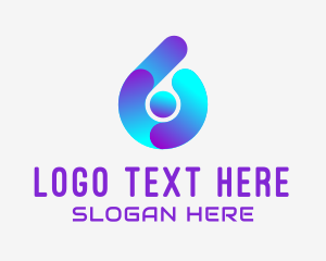 Number - Digital Program Technology logo design