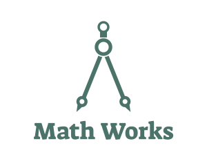 Math - Green Architect Compass logo design