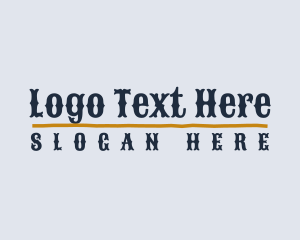 Wordmark - Western Rodeo Business logo design