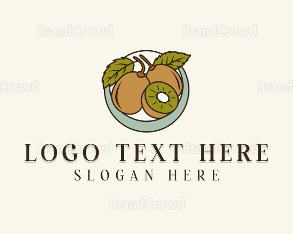 Organic Kiwi Fruit Logo