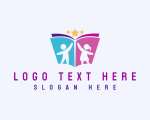 Learning - Student Book Learning logo design