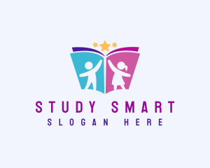 Student - Student Book Learning logo design