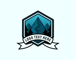 Himalayas - Mountain Peak Travel logo design