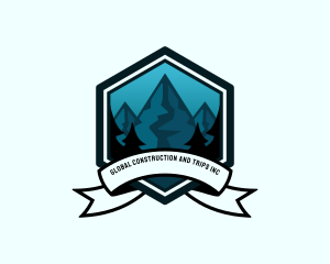 Nature - Mountain Peak Travel logo design
