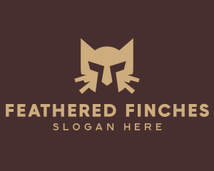 Cat Whiskers Helmet  logo design