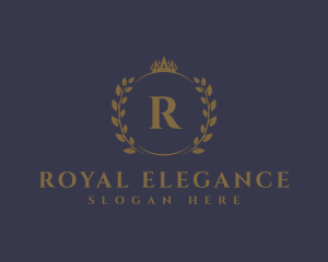 Medieval Royal Wreath logo design