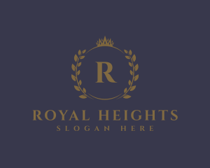 Medieval Royal Wreath logo design