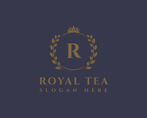 Medieval Royal Wreath logo design