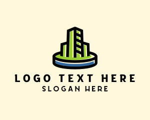 Office - Commercial Business Tower logo design