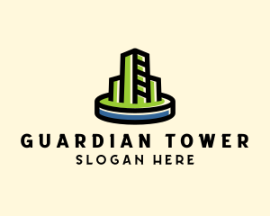 Commercial Business Tower logo design