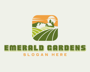 Farmhouse Landscaping Backyard Logo