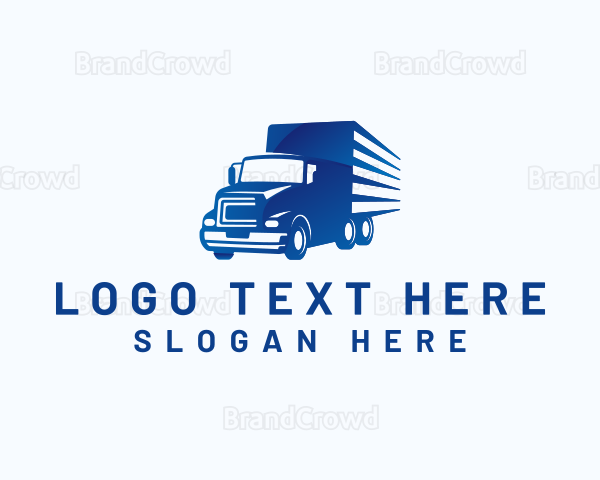 Truck Delivery Logistic Logo