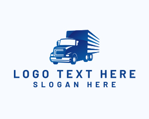 Forwarding - Truck Delivery Logistic logo design