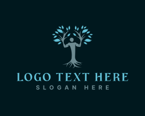 Charity - Eco Human Tree logo design